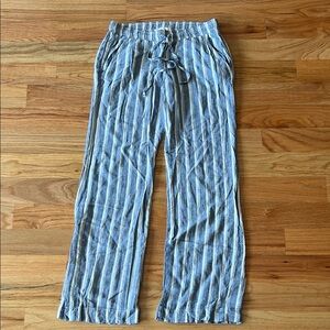 Bella Dahl Striped Blue and White Beach Pants